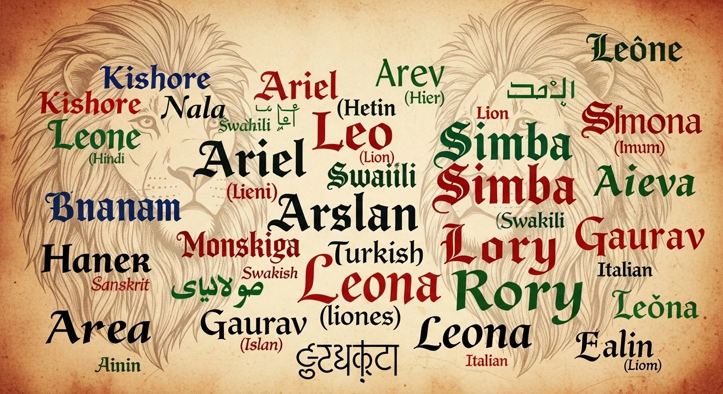 Mythological & Unique Lion Names
