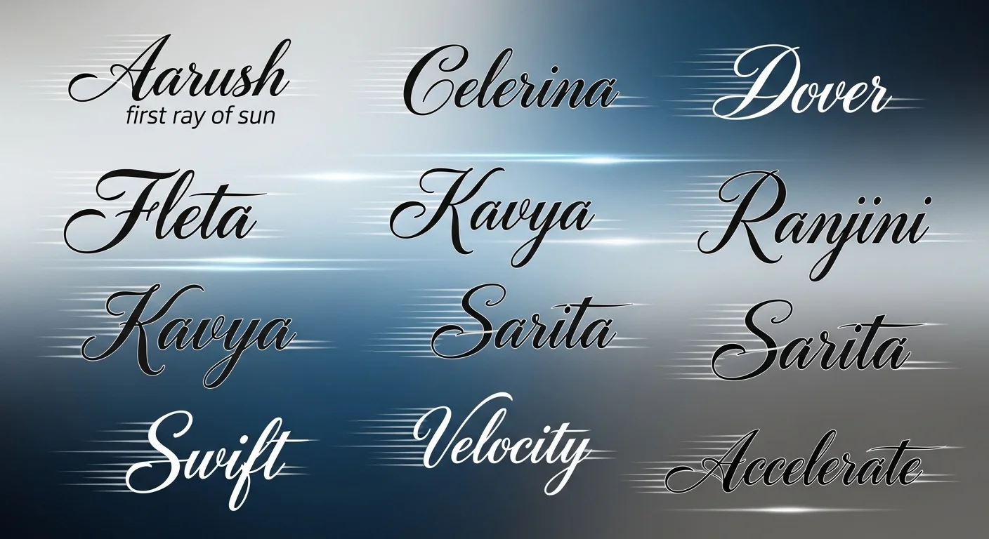 Names That Mean Fast and Powerful