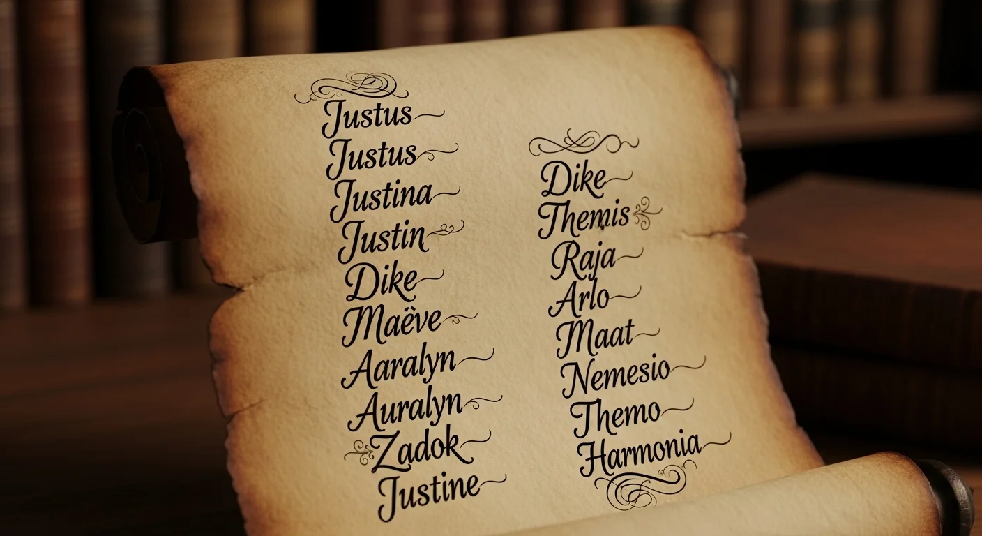 Names That Mean Justice (Boy)