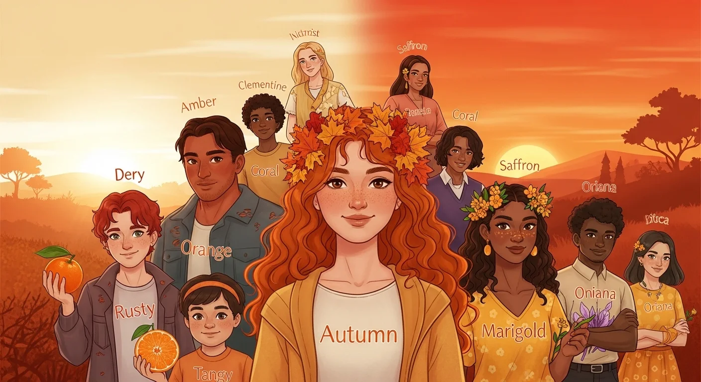 Names That Mean Orange