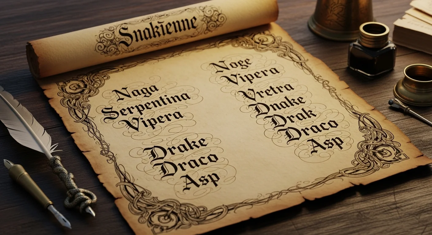 Names That Mean Snake