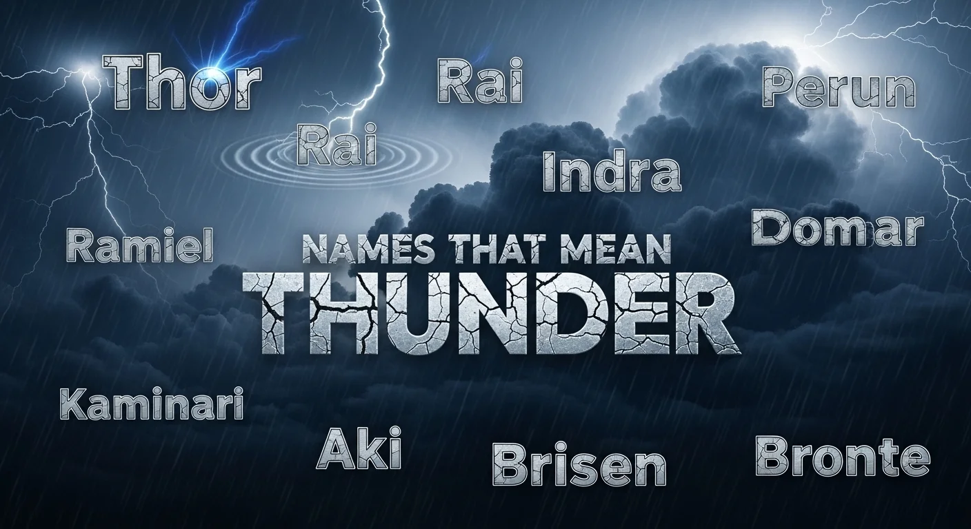 Names That Mean Thunder