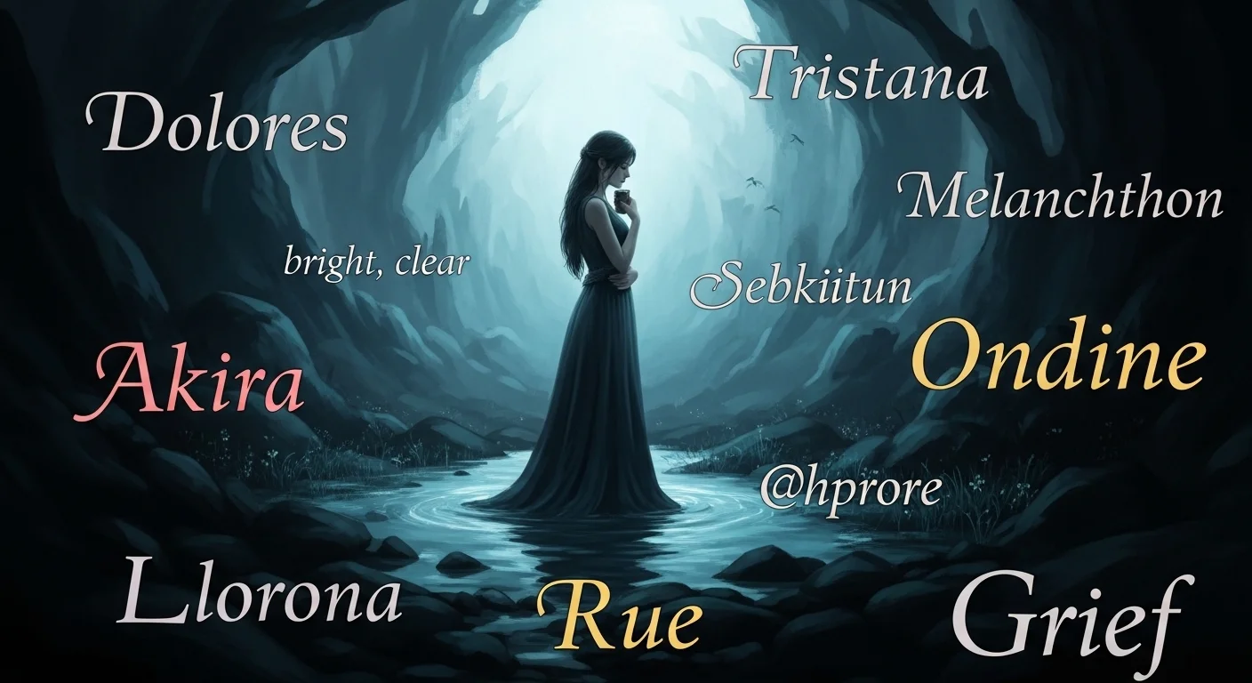 Names that mean sorrow male