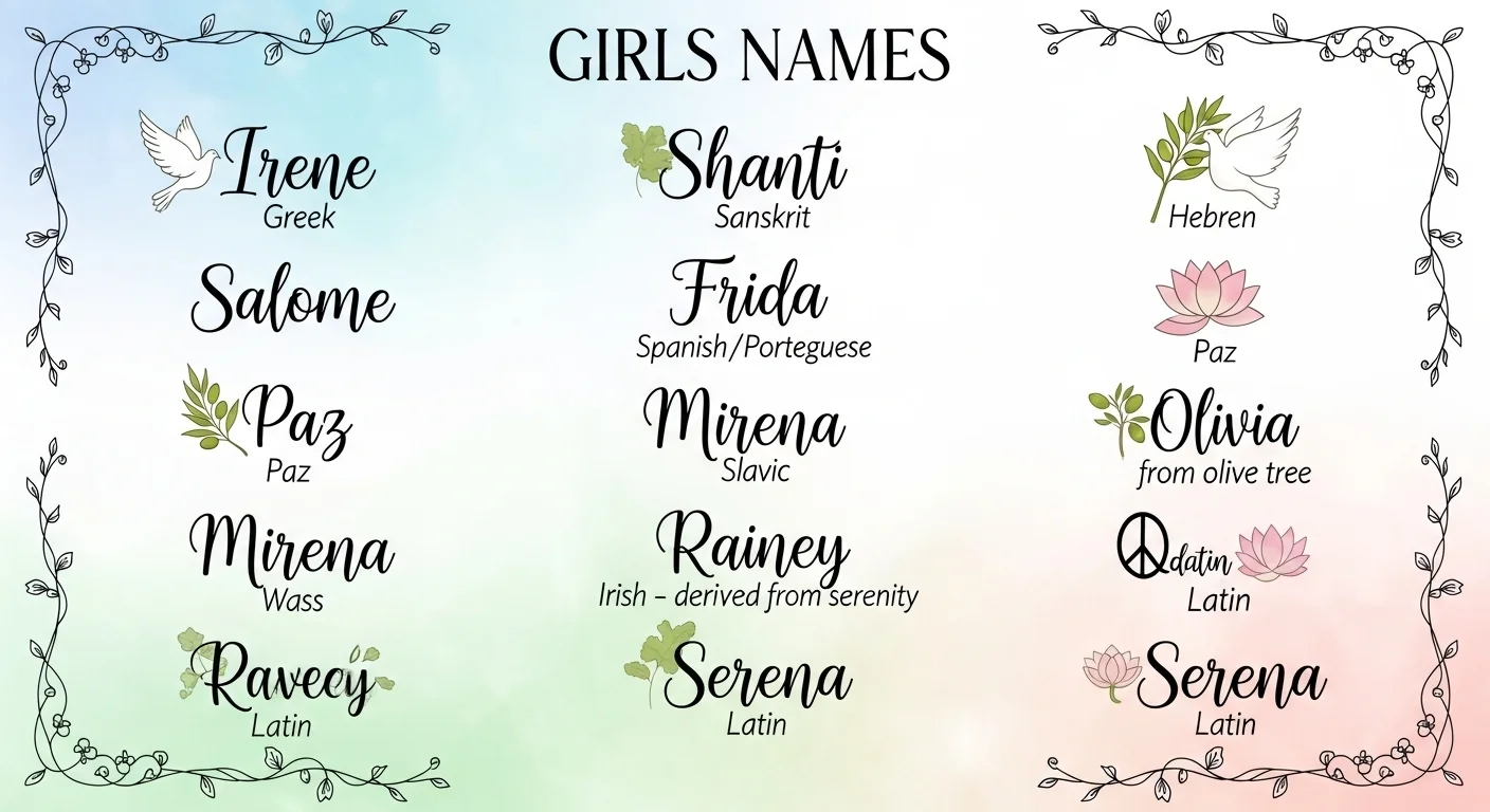 Nature-Inspired Peace Names