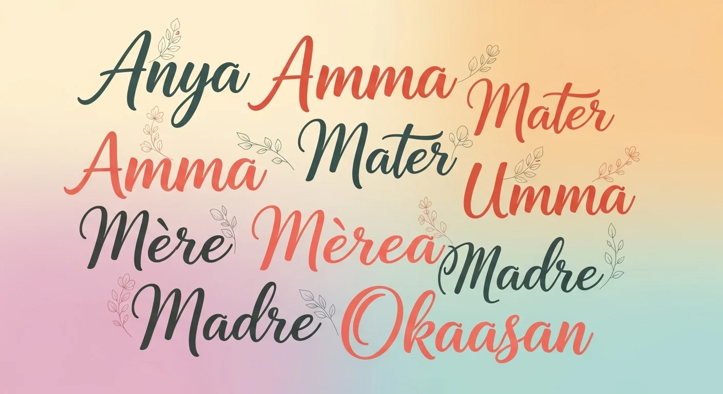 Nature Names Connected to Motherhood
