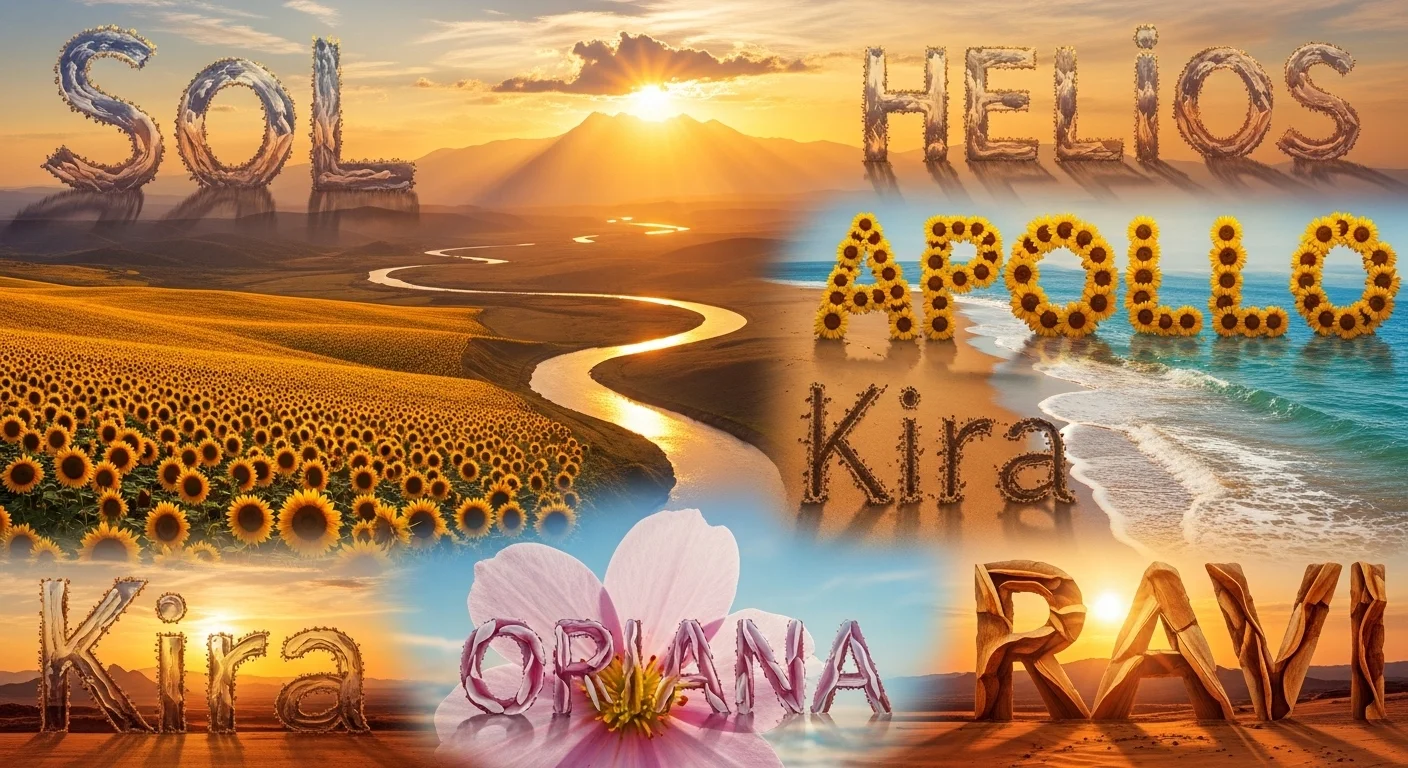 Strong & Powerful Sunshine Names