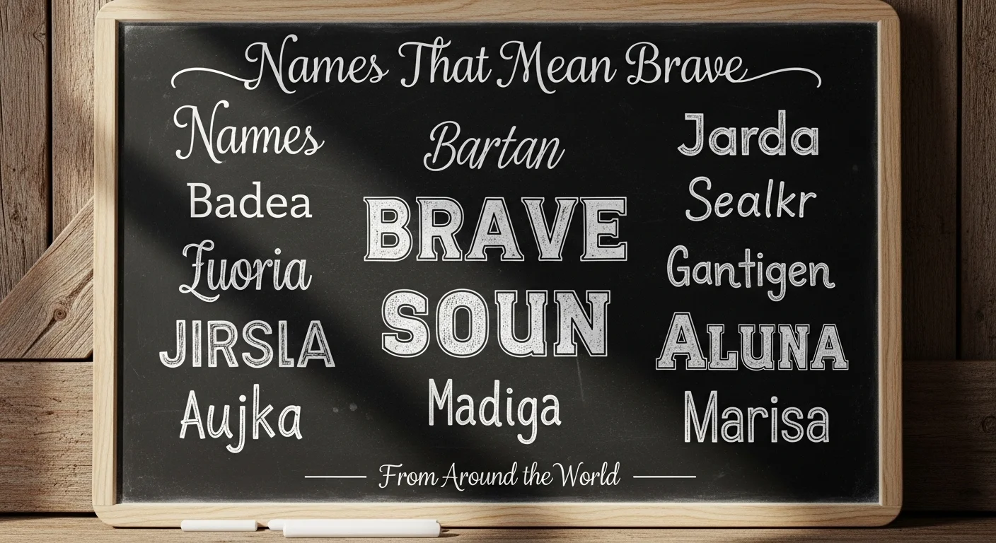 Unique & Rare Names That Mean Brave