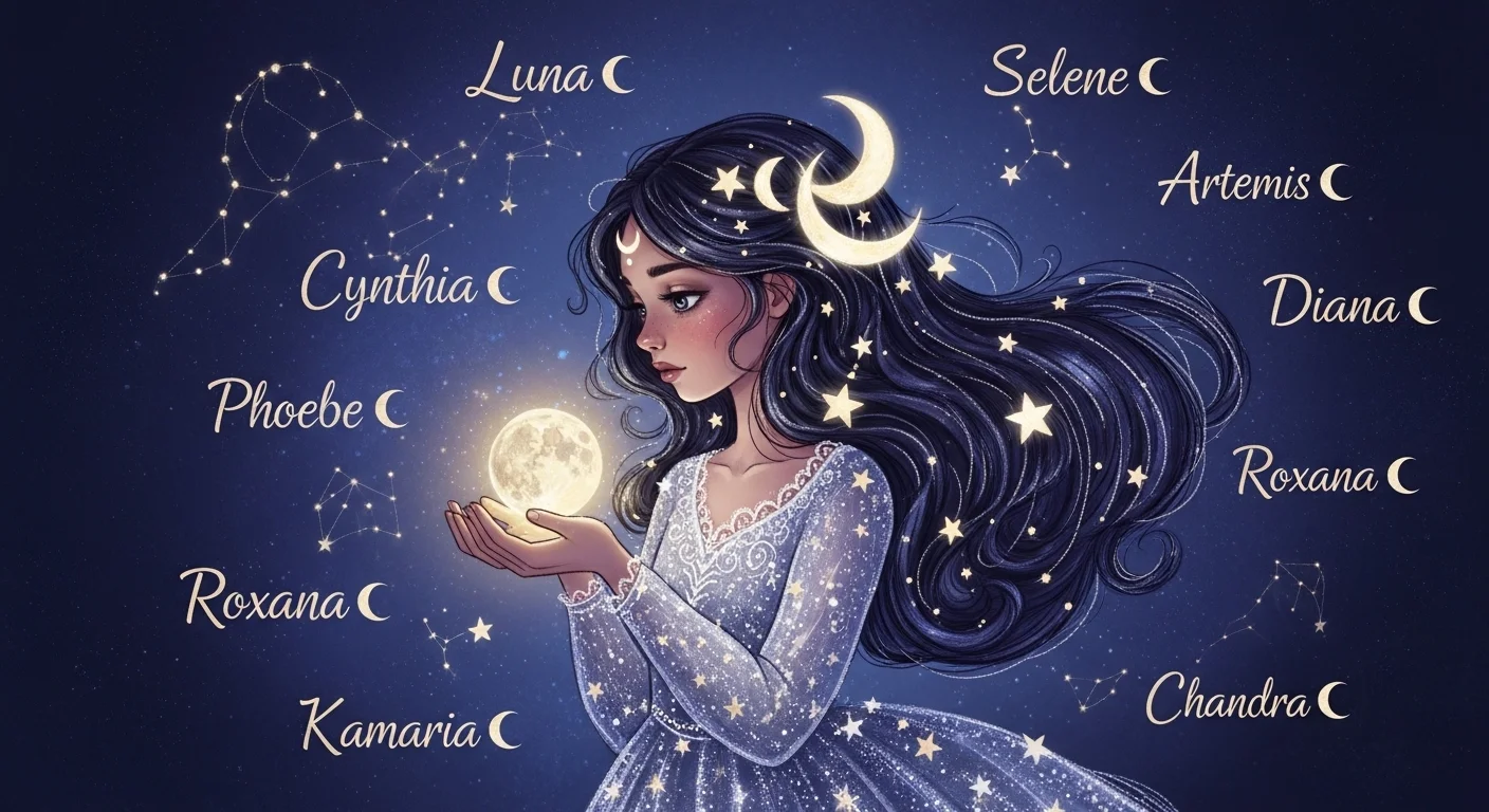 Unique girl names that mean moon