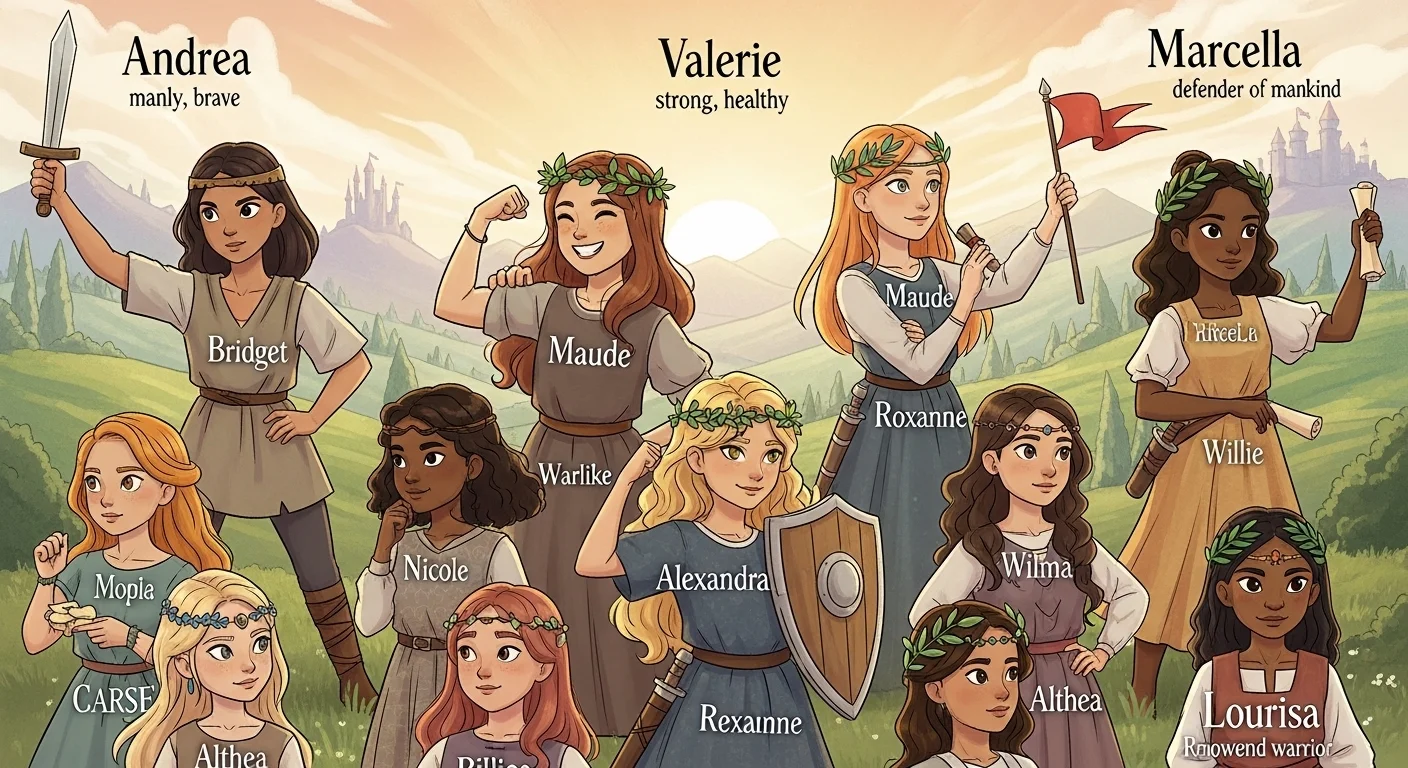 Unique girl names that mean warrior