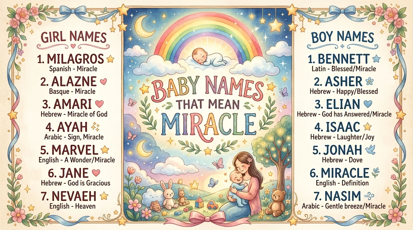 Biblical & Religious Miracle Names