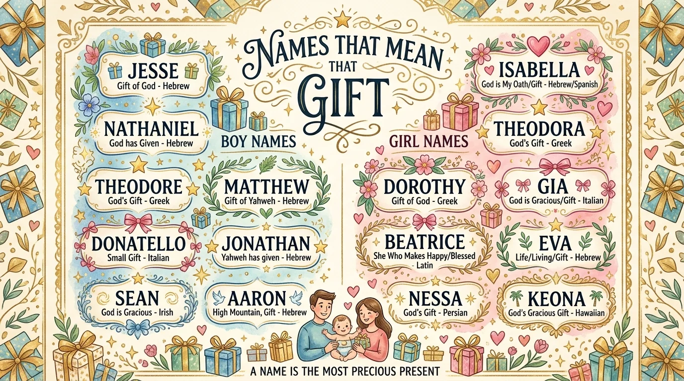 Boy names that mean gift