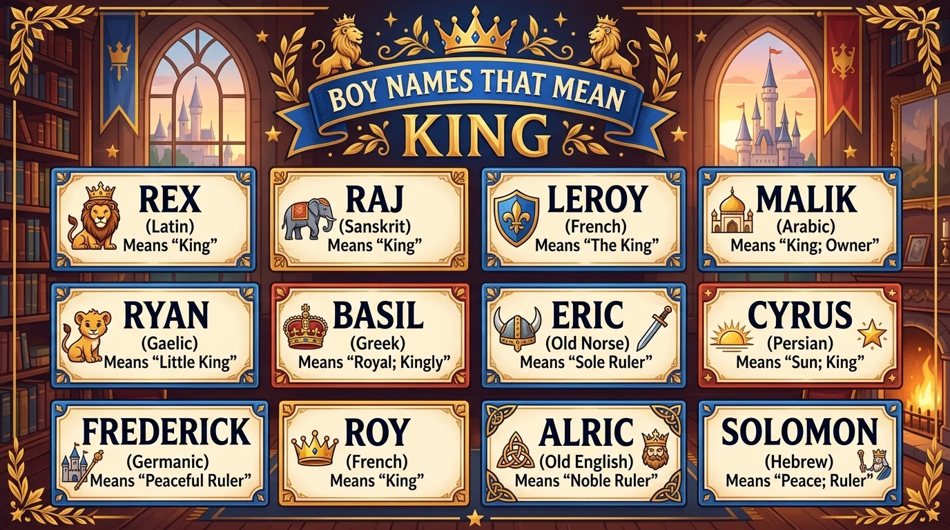 Boy names that mean king in Islam
