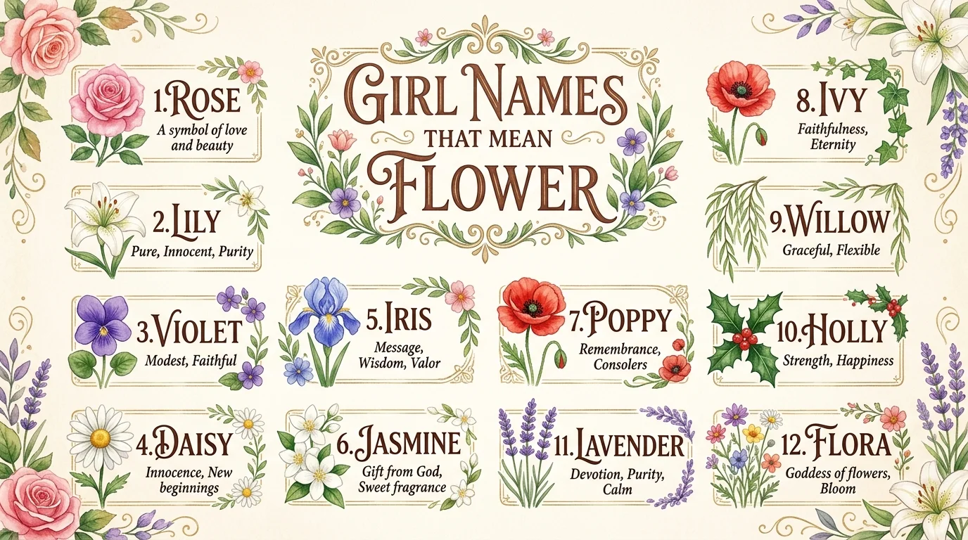 Cultural & Mythological Flower Names