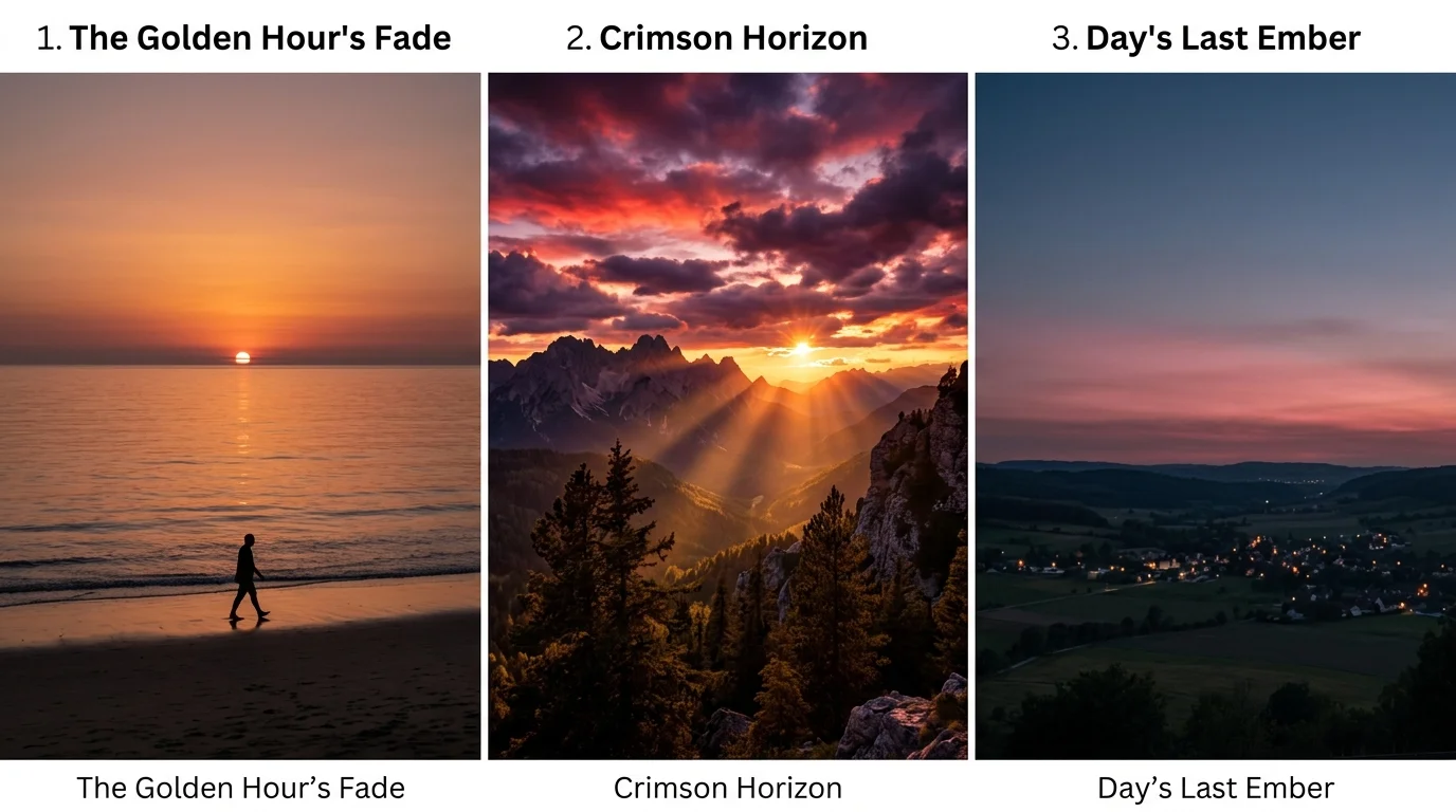 Gaming & Fantasy Sunset Names