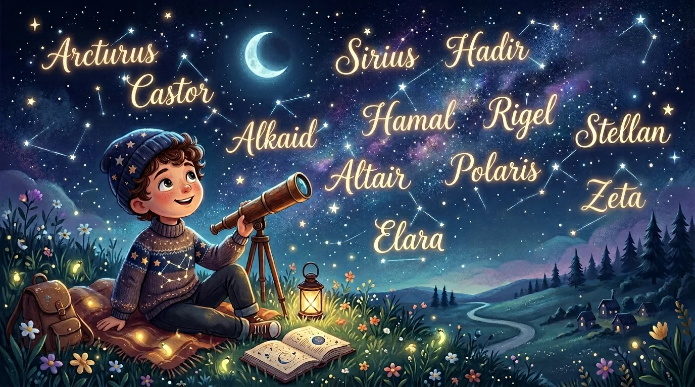 Modern & Cool Star Names for Boys
