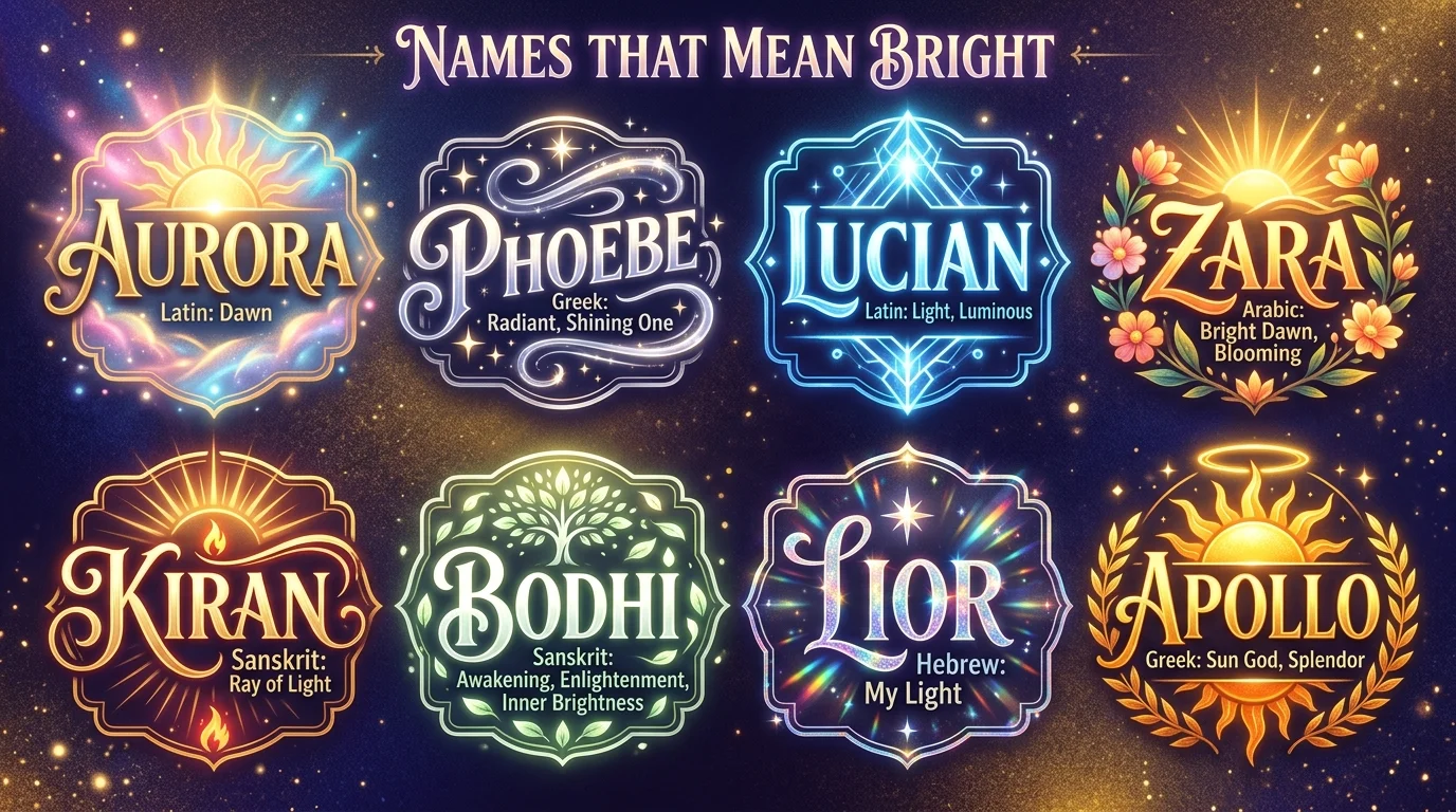 Modern Names That Mean Bright