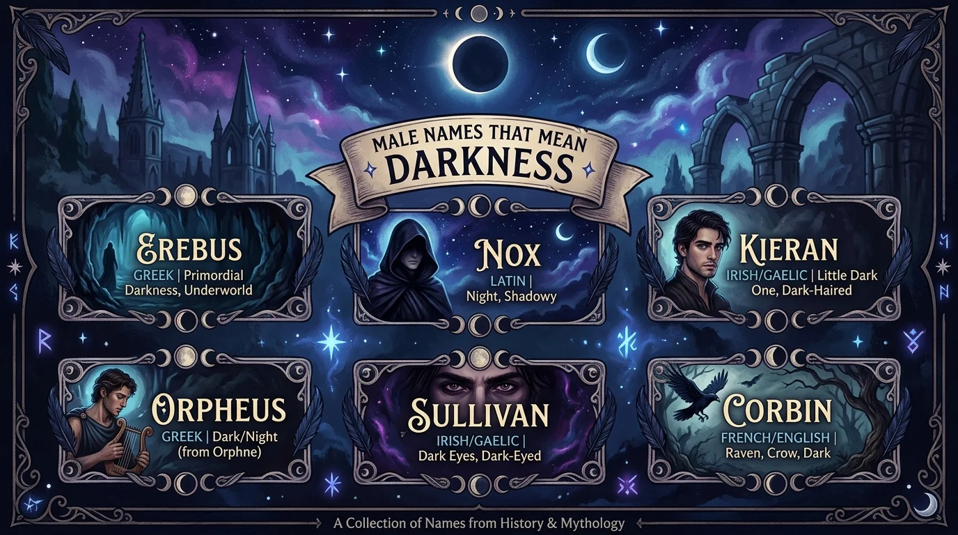 Names that mean darkness or death