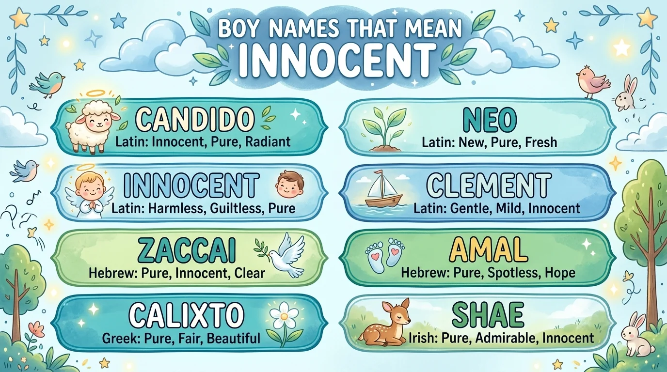 Names that mean innocent boy