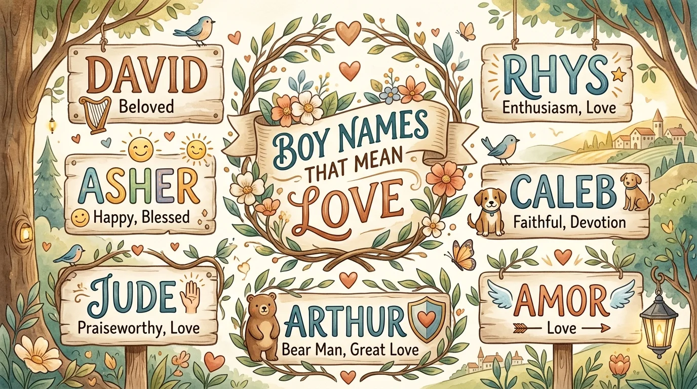 Romantic Boy Names That Mean Love