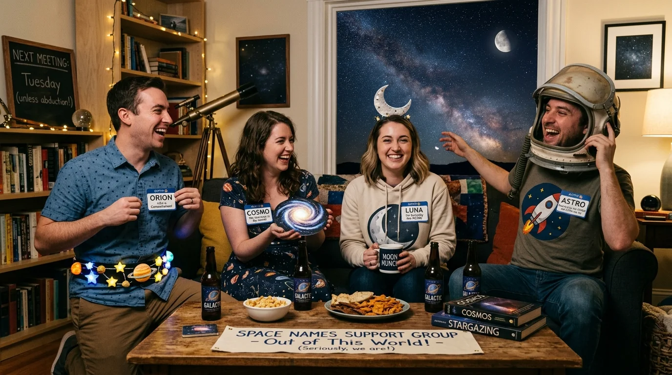 Space-themed names for pets