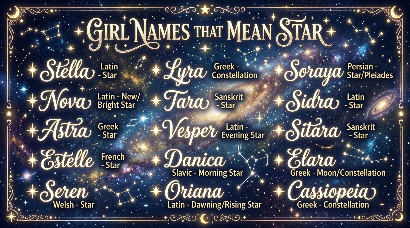 Strong & Powerful Star Names