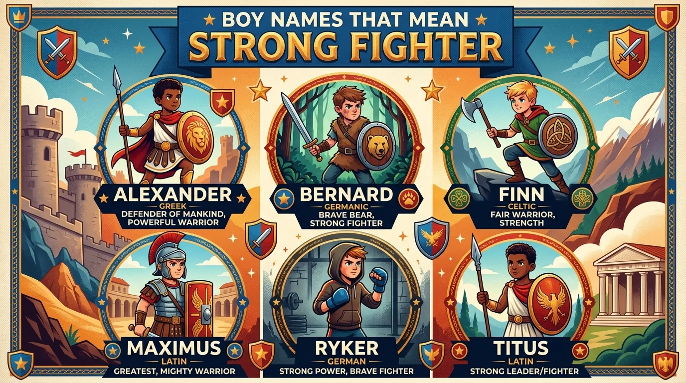 Unique & Rare Strong Fighter Names