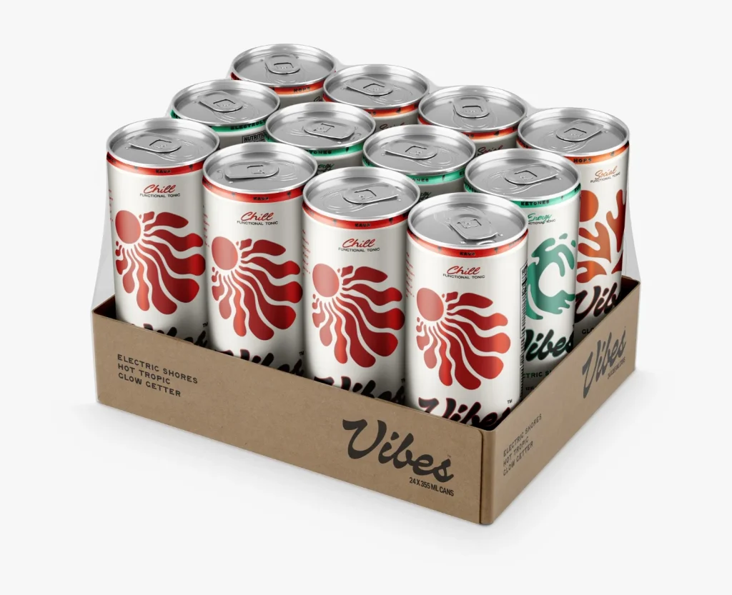 Functional Tonic From Vibes Beverages—A Brand Known For Its Seamless Experience